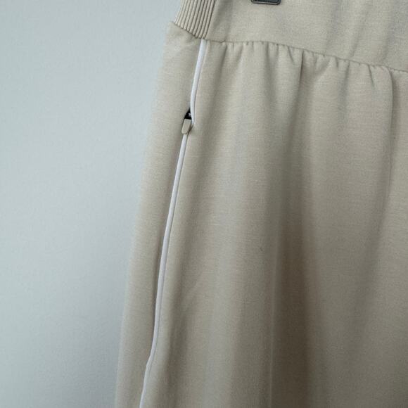 Aerie Offline Hugger Knit Midi Skirt NEW Cream Size Large - Picture 2 of 11